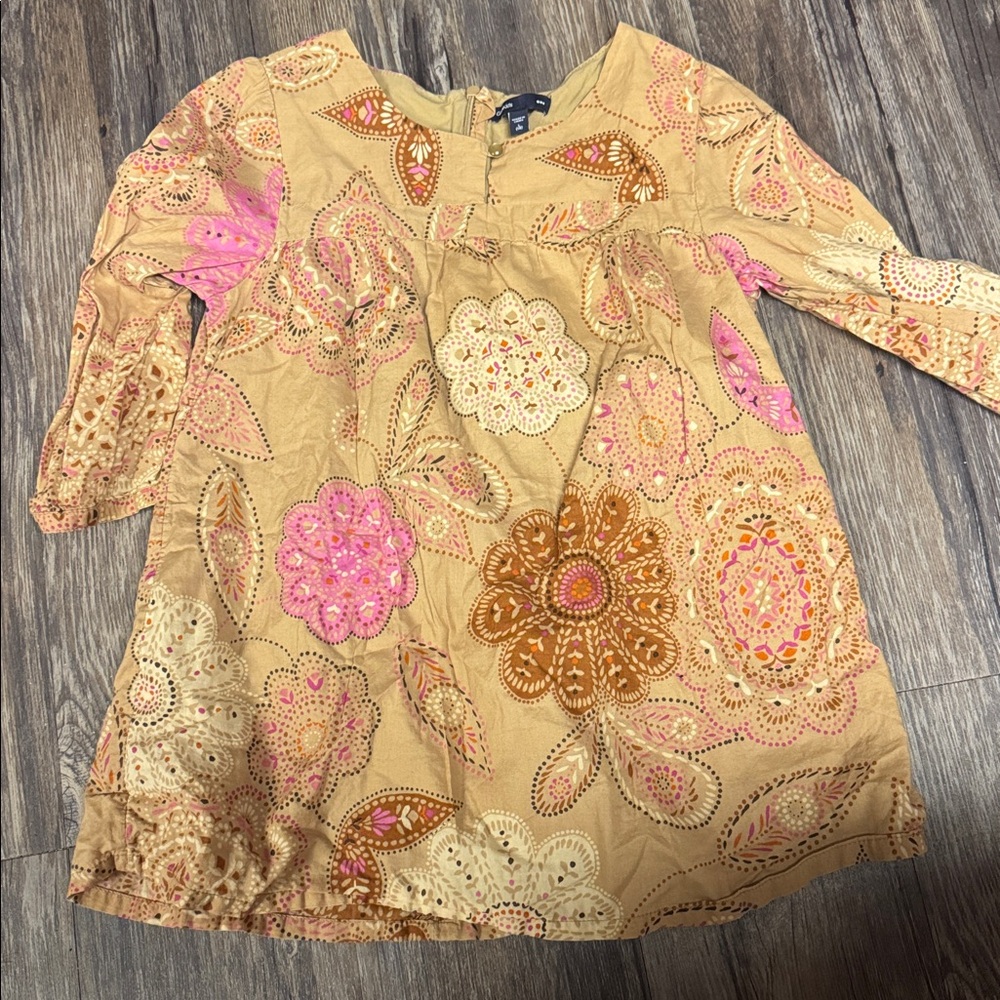 Gap Girls Paisley Flower Top
